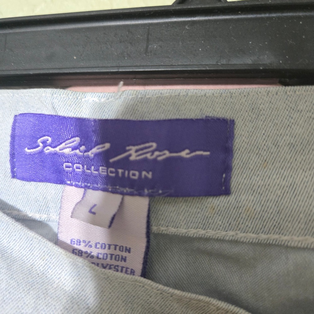 Solid Rose Patchwork Jeans Floral Print Denim Sz … - image 5